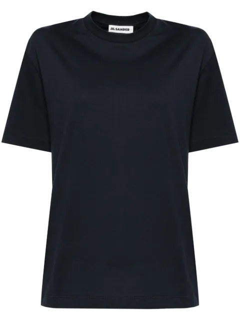 Jil Sander logo-embroidered T-shirt