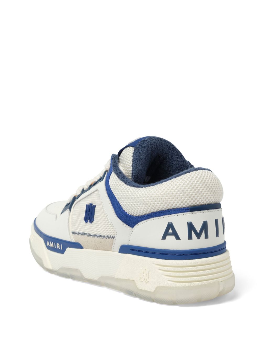 AMIRI MA-1 panelled leather sneakers White