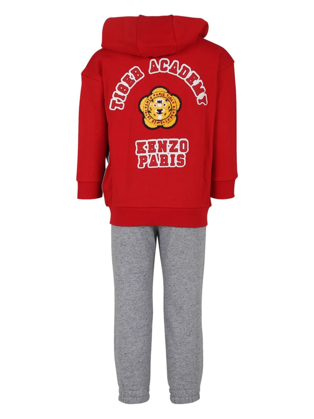 Kenzo Kids logo-patch tracksuit set - Grijs