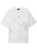 We11done graphic-print cotton t-shirt - White