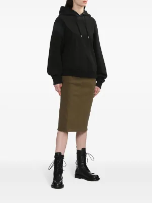 【関税込み】We11done ブラック ワイドネック フーディ We11done for Women - Designer Fashion - FARFETCH