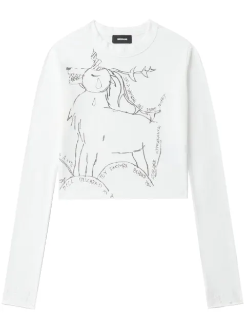 We11done graphic-print T-shirt