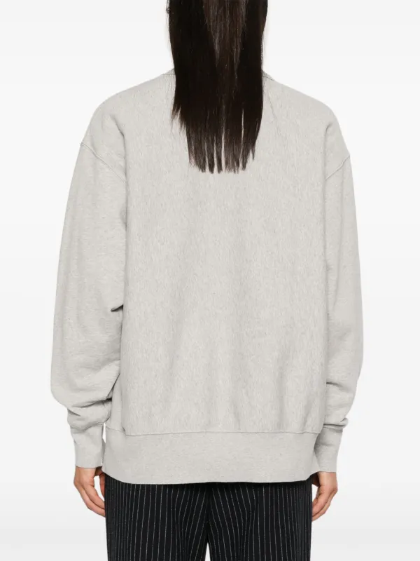 Stella McCartney Varsity Logo Polo Top | Grey | FARFETCH