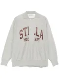 Stella McCartney Varsity Logo polo top - Grey