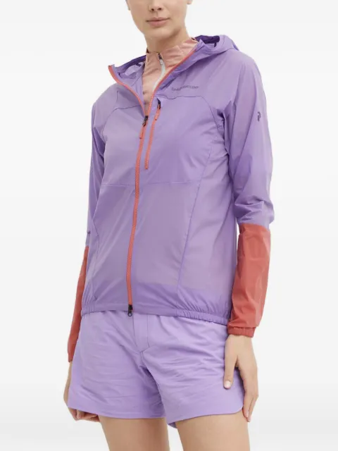 Peak Performance hooded colourblock jacket