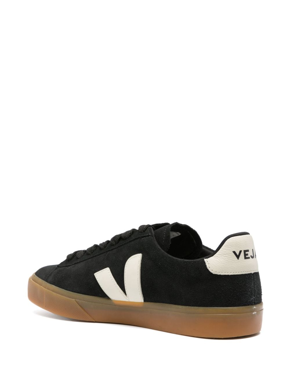 Shop Veja Campo Sneakers In Black