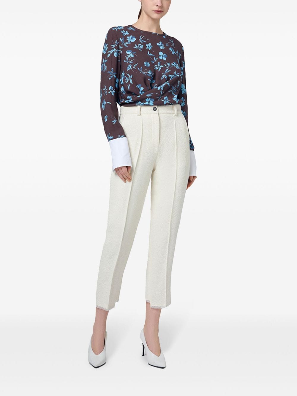 Ports 1961 pleat-detail trousers - Beige