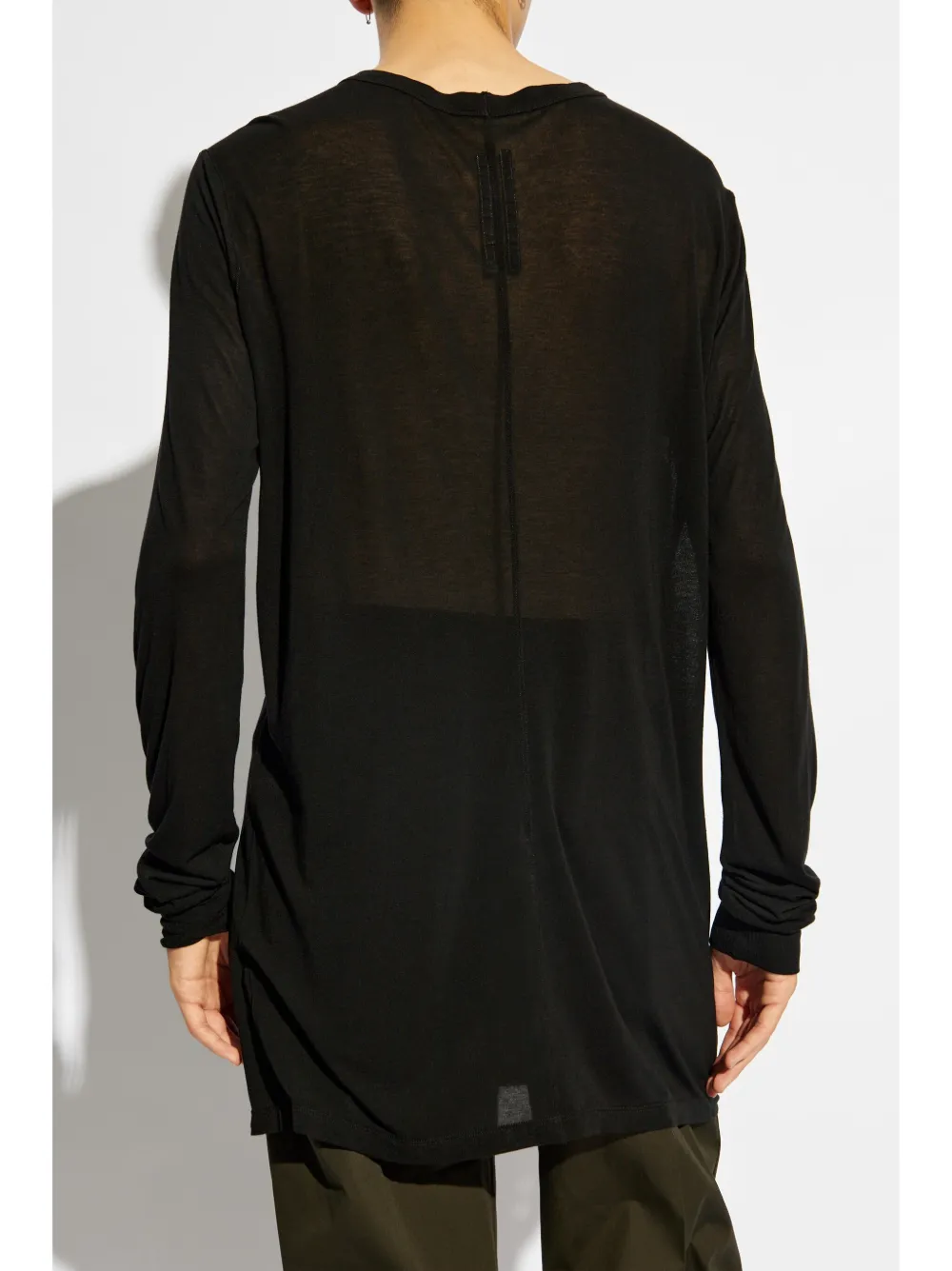 Rick Owens T-shirt met ronde hals Zwart