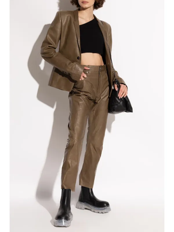 Rick Owens Ziggy ワンショルダー タンクトップ | ブラック
