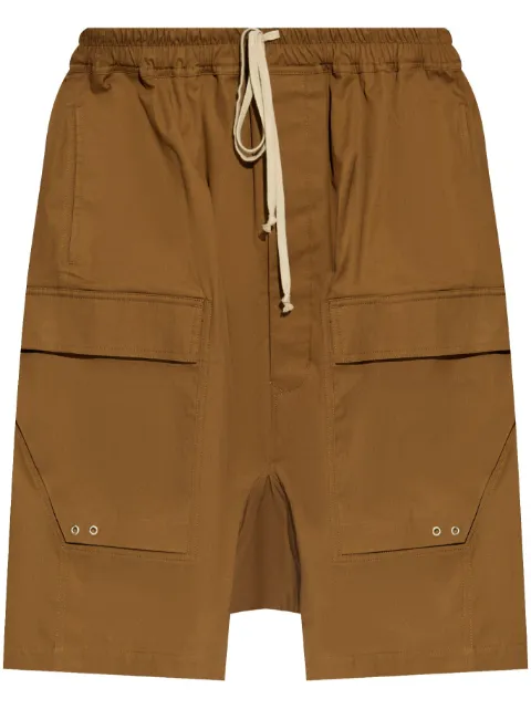 Rick Owens shorts con cordones en la pretina