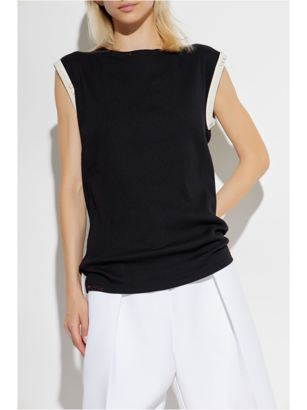 Marni logo-embroidered T-shirt Women