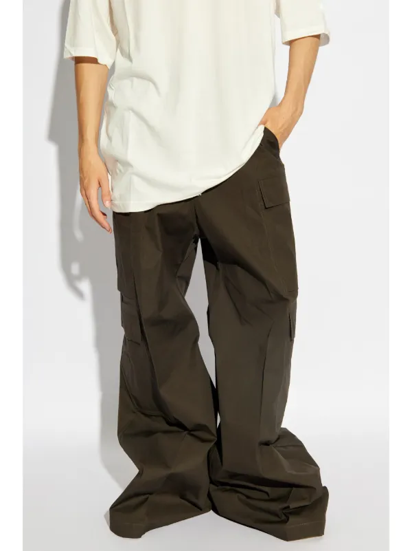 【送料&関税込】Rick Owens Wide Leg Pants Rick Owens Oversized wide-legged Trousers | Black | FARFETCH