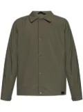 rag & bone logo-patch shirt jacket - Green