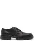 Hogan leather derby shoes - Black