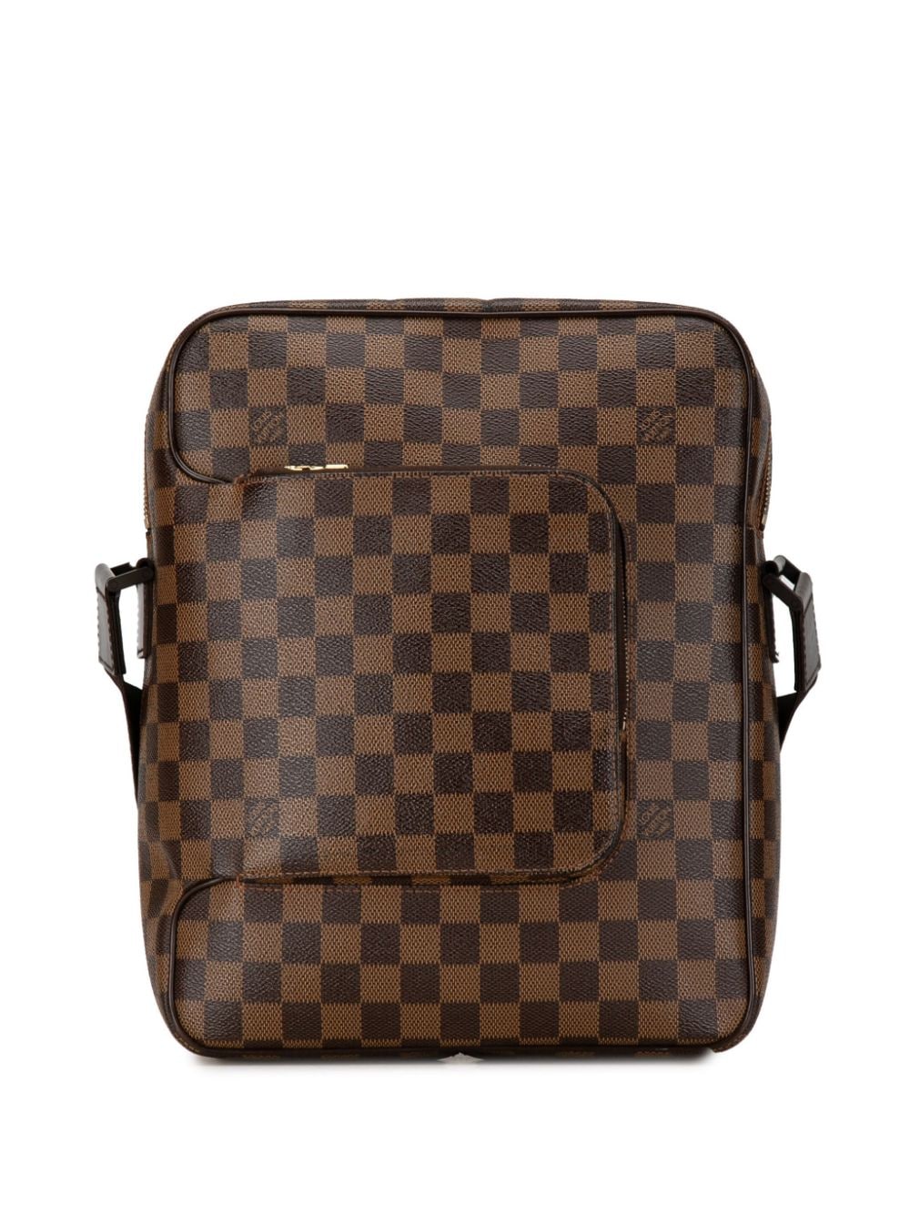 Louis Vuitton Pre-Owned 2004 Damier Ebene Olav MM crossbody bag - Bruin