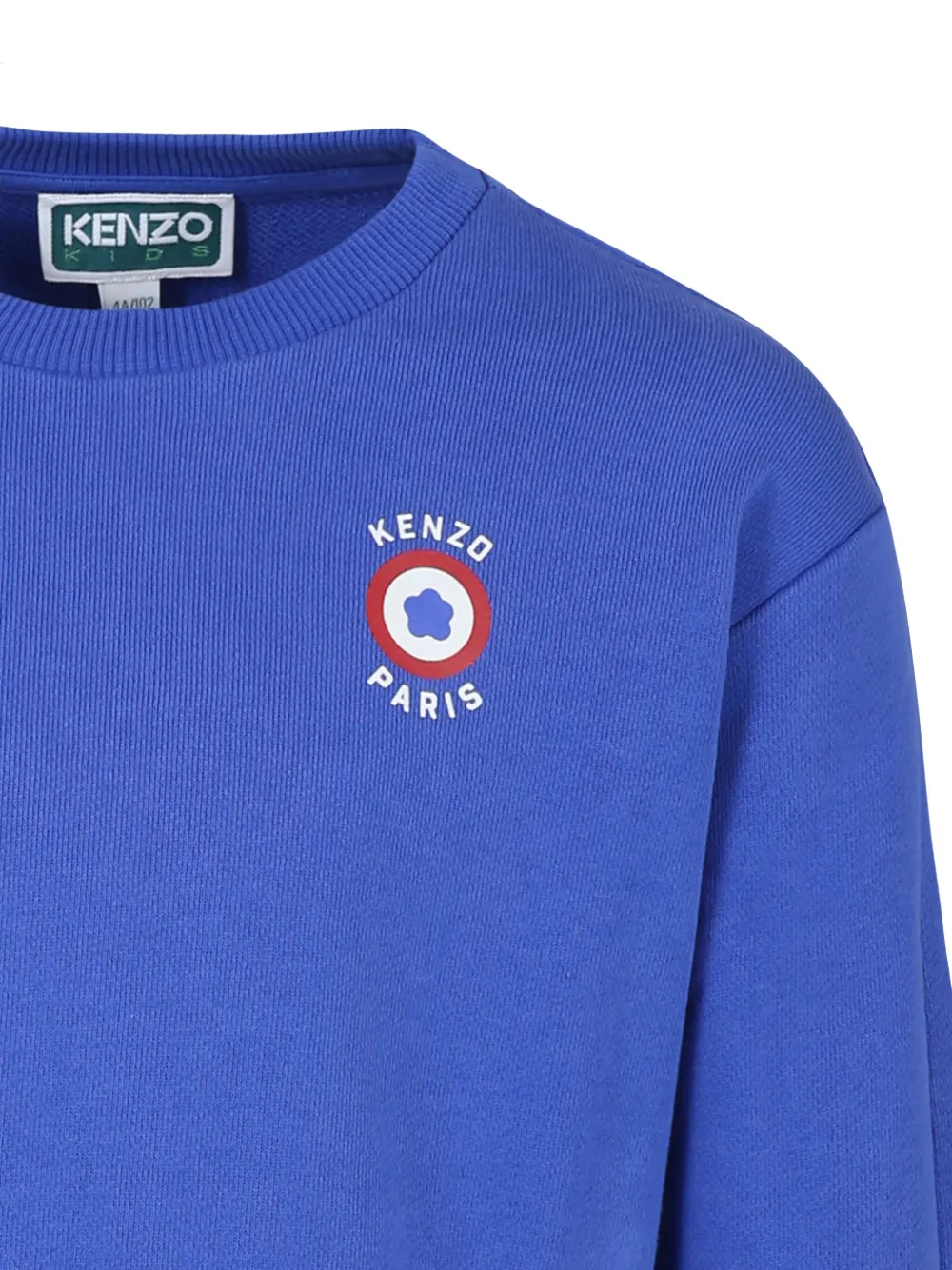 Kenzo Kids Katoenen sweater met print Blauw