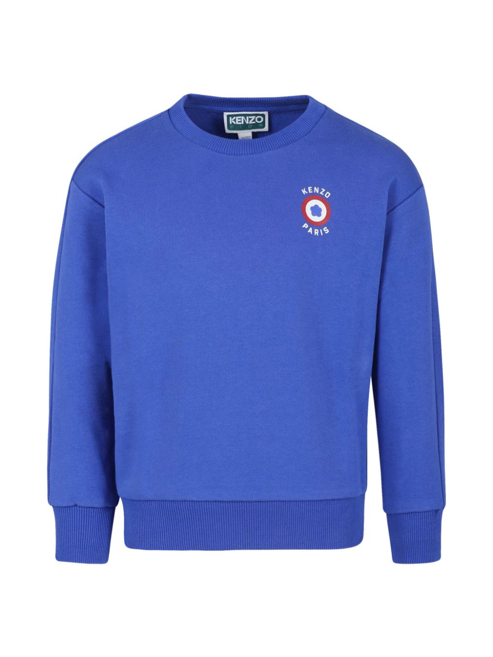 Kenzo Kids printed cotton sweatshirt - Blauw