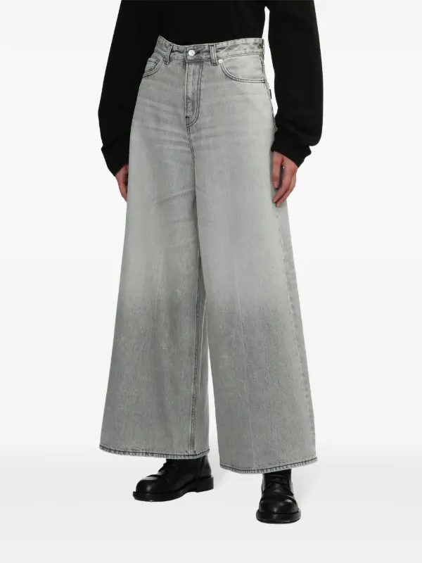 デニム・ジーパン Haikure Wide-Leg Corduroy Jeans With Classic Five-Pocket Haikure Wide-leg Corduroy Jeans In Black | ModeSens