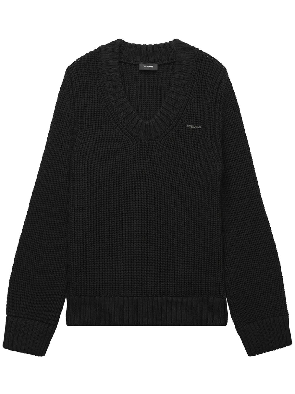 logo-embroidered jumper