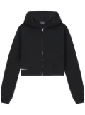 We11done cut-out hoodie - Black