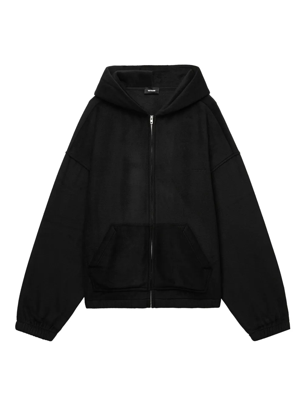 We11done logo-embroidered hoodie - Black