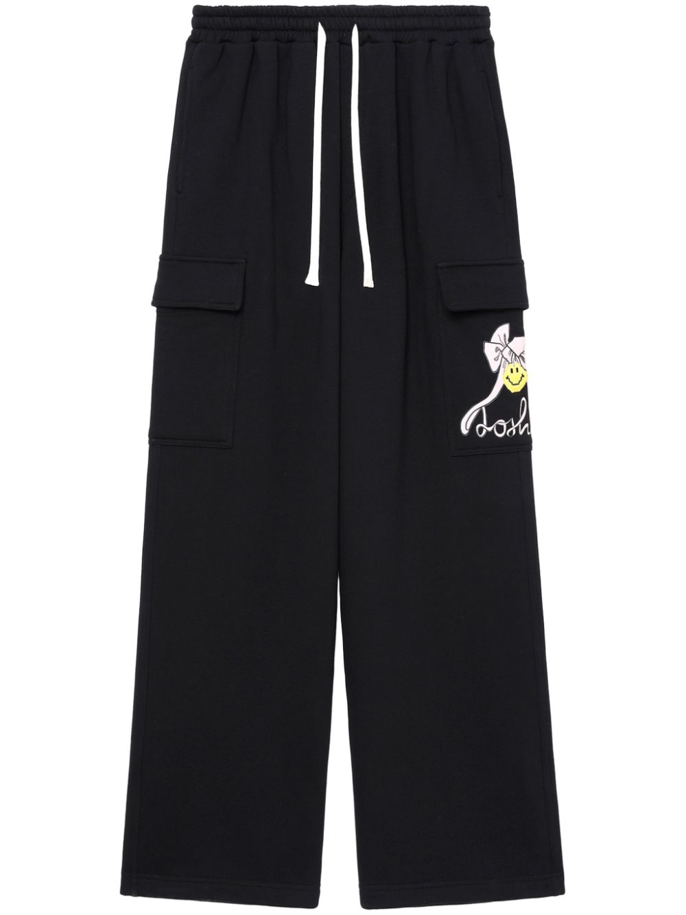 logo-print track pants