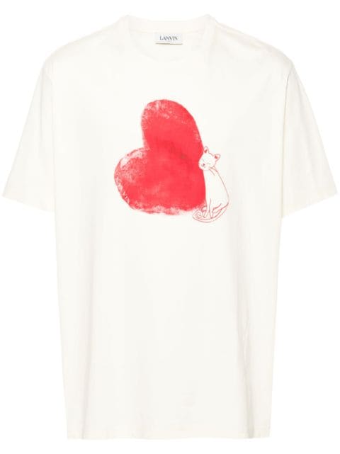 Lanvin heart-print T-shirt