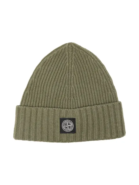 Stone Island Junior bonnet à patch logo