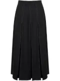 Ports 1961 cut-out midi skirt - Black