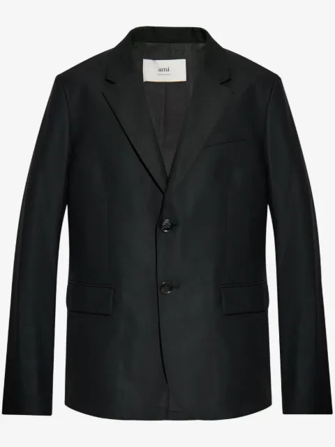AMI Paris wool single-breasted blazer