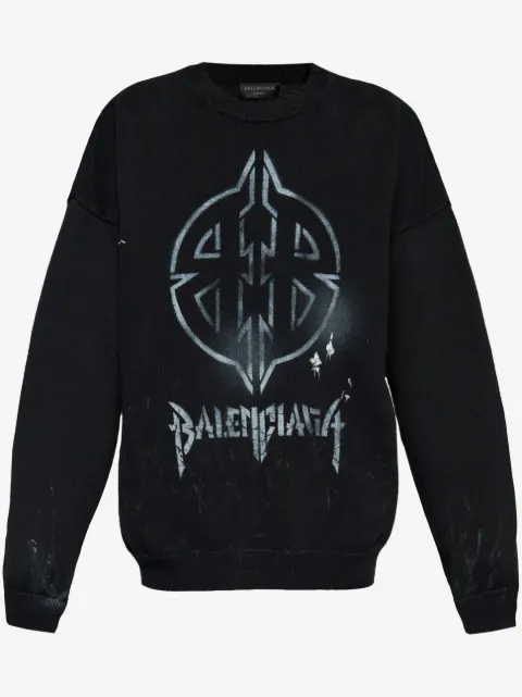 Balenciaga logo-print sweatshirt