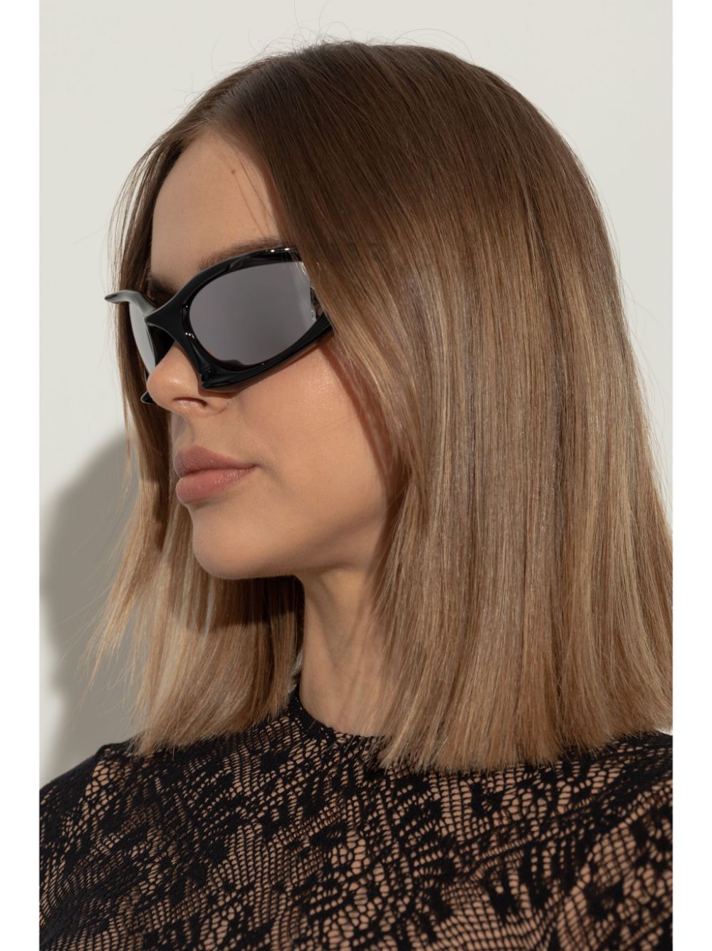 Balenciaga Eyewear Runner Cat sunglasses - Zwart