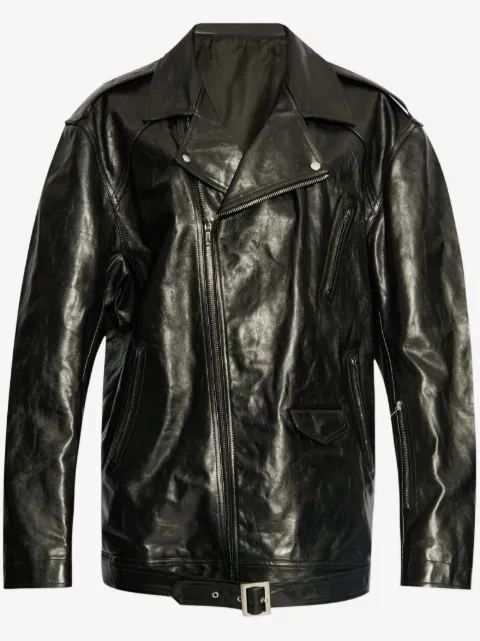 Rick Owens elongated biker jacket