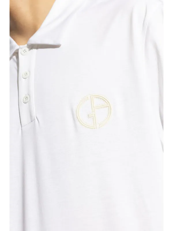 Giorgio Armani ホワイト ポロシャツ 50 Giorgio Armani ポロシャツ | ホワイト | FARFETCH JP