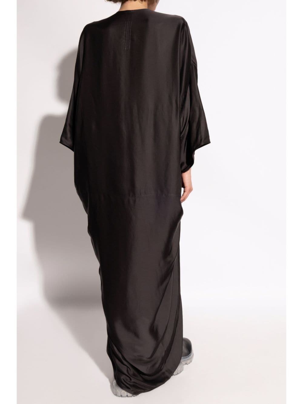 Shop Rick Owens Tommyknite Maxi Dress In Brown