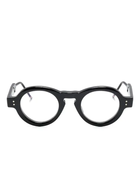 Thom Browne Eyewear lentes con motivo 4-Bar