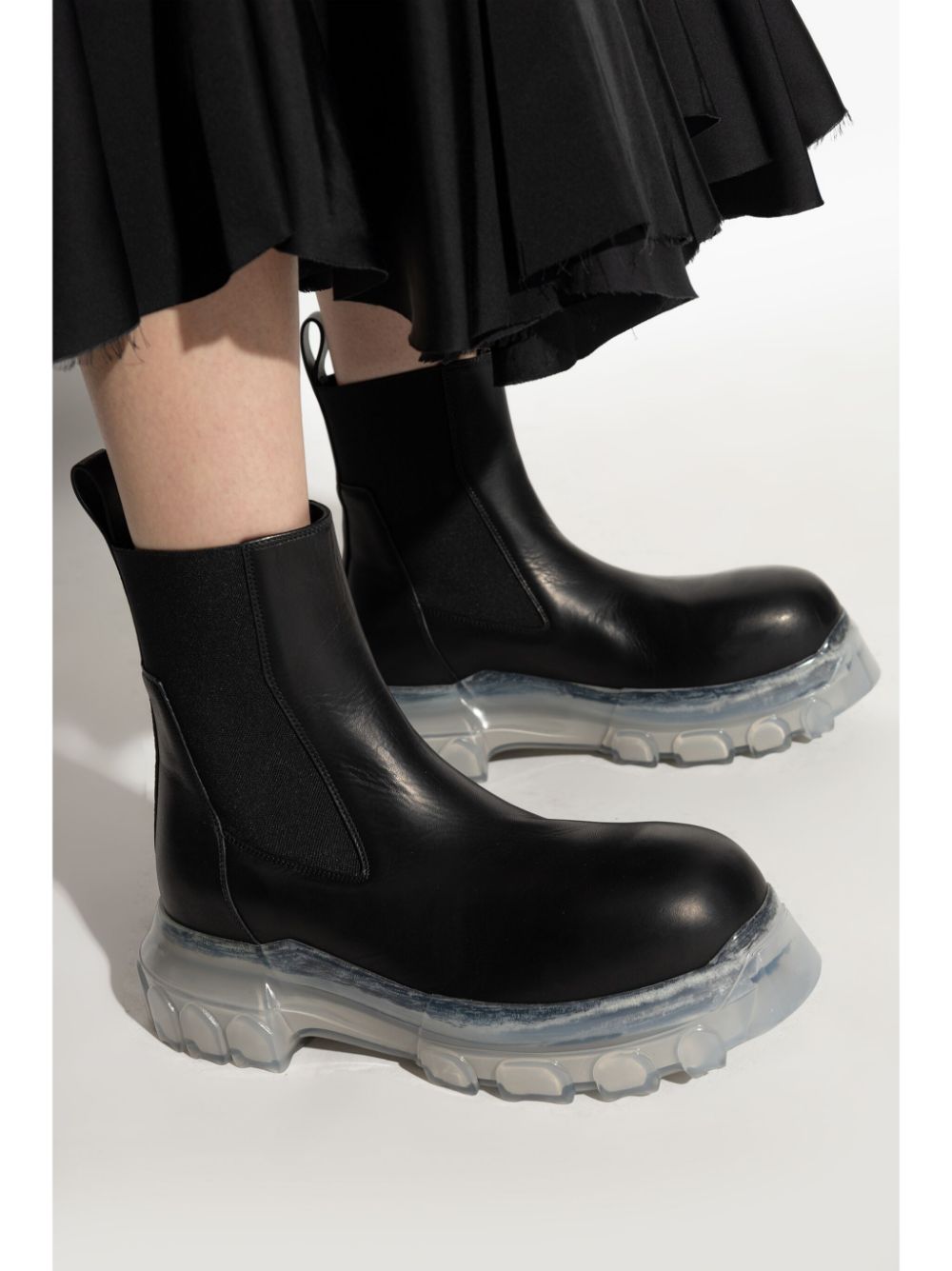 Rick Owens Beatle ankle boots - Zwart