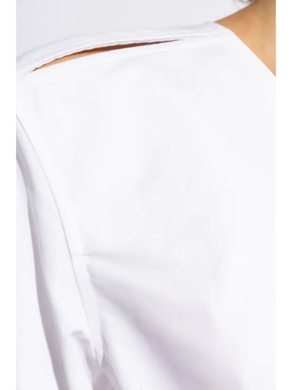 【Alexander Wang】 ドレープバックワンピース ホワイト ワンピース ホワイト（白）系 Alexander Wang(アレキサンダー