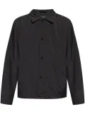 rag & bone logo-patch shirt jacket - Black