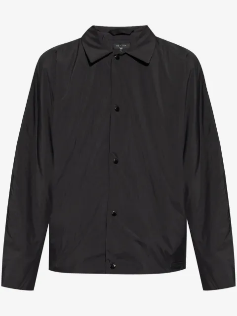 rag & bone logo-patch shirt jacket
