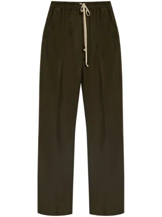 【RICK OWENS】ストレートパンツ Rick Owens ストレートパンツ | グリーン | FARFETCH JP