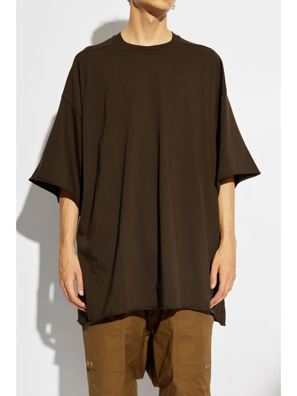Rick Owens T-shirt met ronde hals Bruin