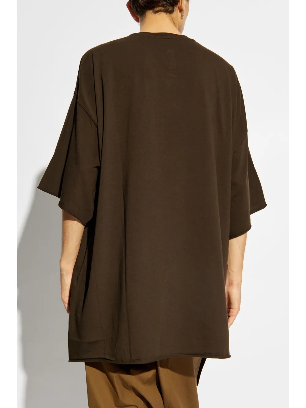 Rick Owens T-shirt met ronde hals Bruin