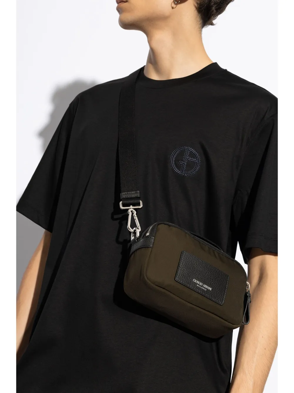 Giorgio Armani sac à main à patch logo | Image 2