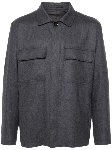 Lardini pockets-detail shirt jacket
