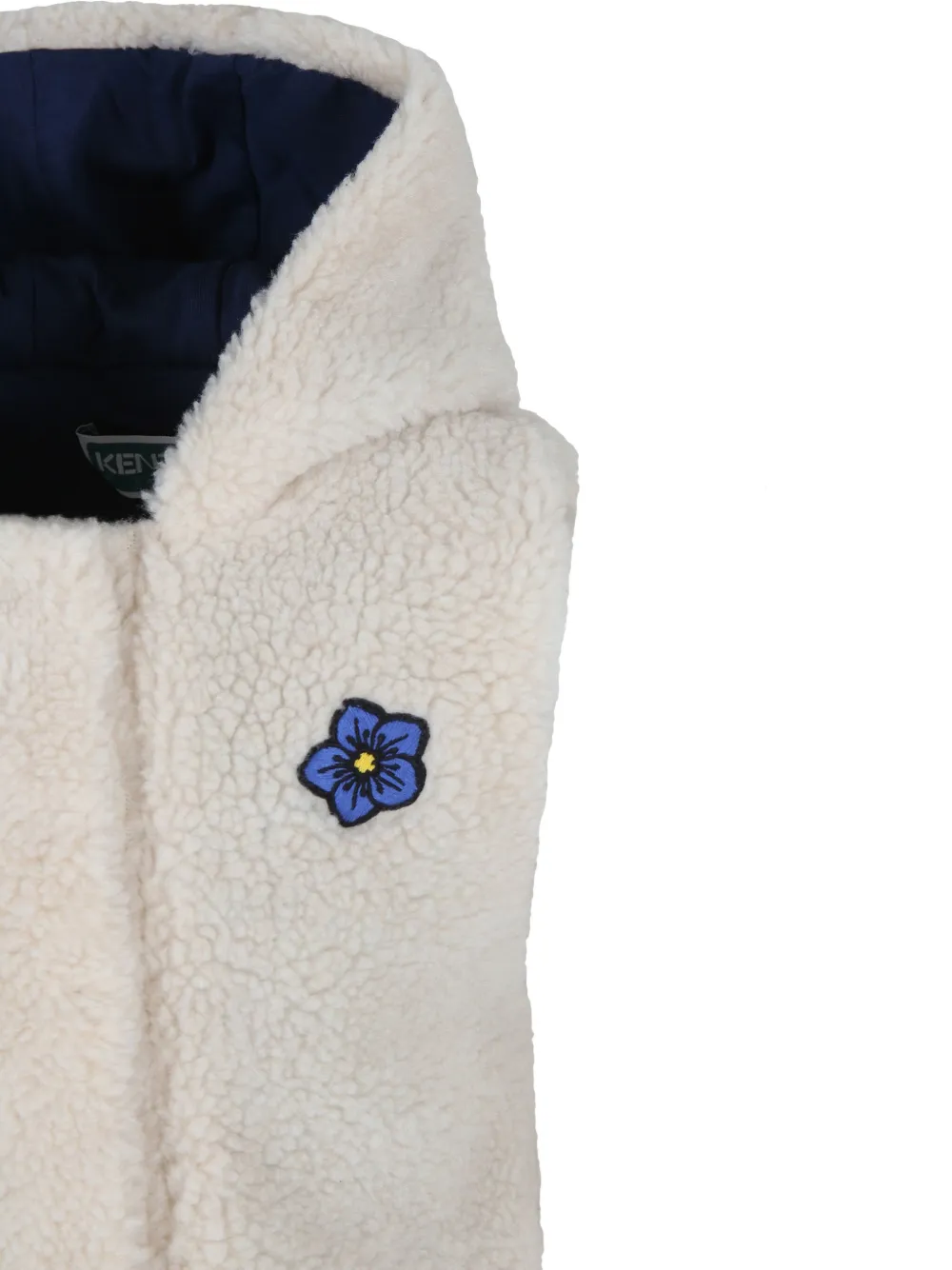 Kenzo Kids Gilet met geborduurd logo Beige