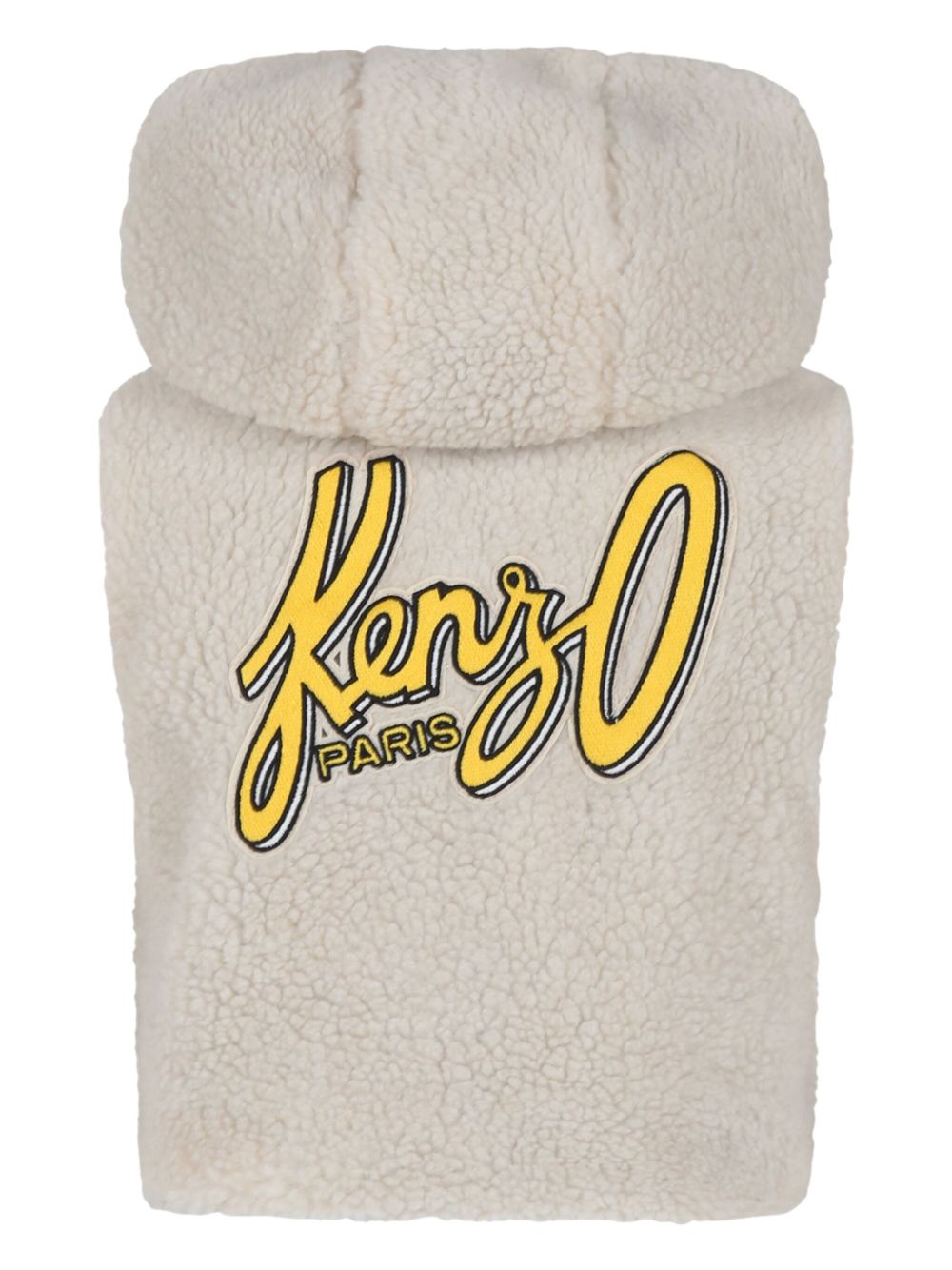 Kenzo Kids logo-embroidered gilet - Neutrals