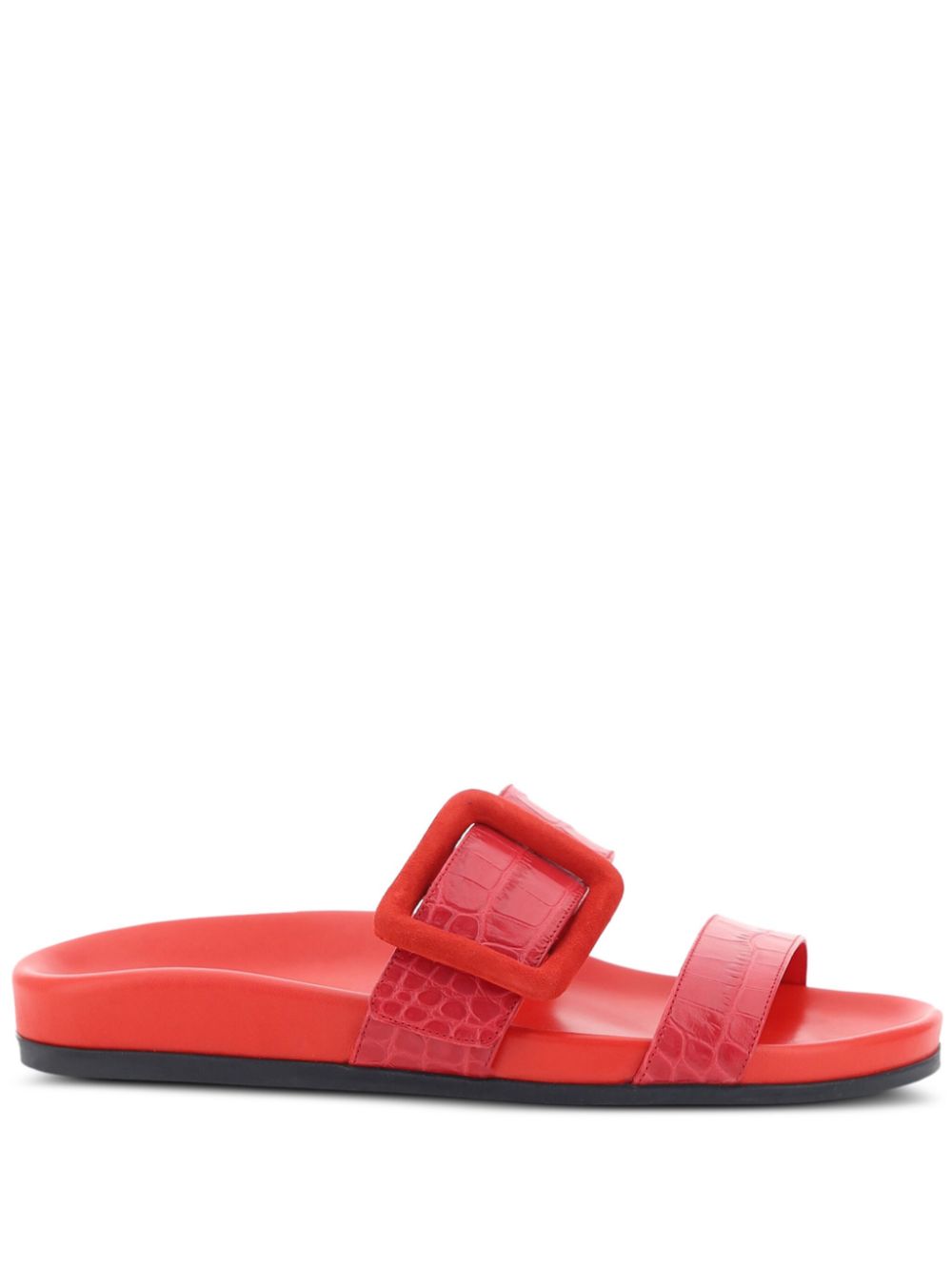 Manolo Blahnik Mayfu slides Red