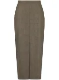 PINKO checked pencil skirt - Brown