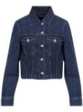 Kenzo striped denim jacket - Blue